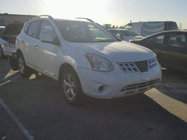 JN8AS5MV6BW315956 - 2011 NISSAN ROGUE S WHITE photo 1