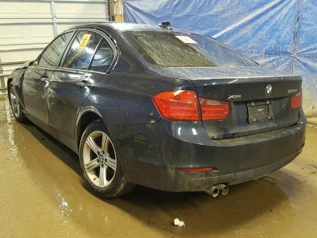 WBA3B3C56DF532739 - 2013 BMW 328 XI BLUE photo 3