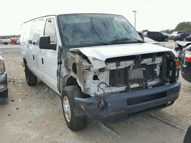 1FTNE2EL6DDA48462 - 2013 FORD ECONOLINE WHITE photo 1