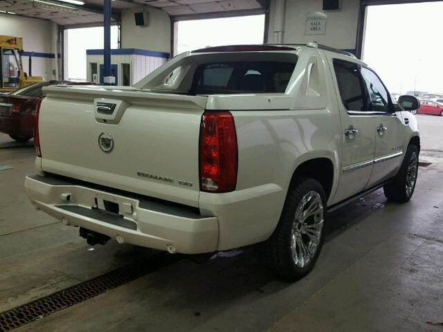 3GYFK62898G103395 - 2008 CADILLAC ESCALADE E WHITE photo 4