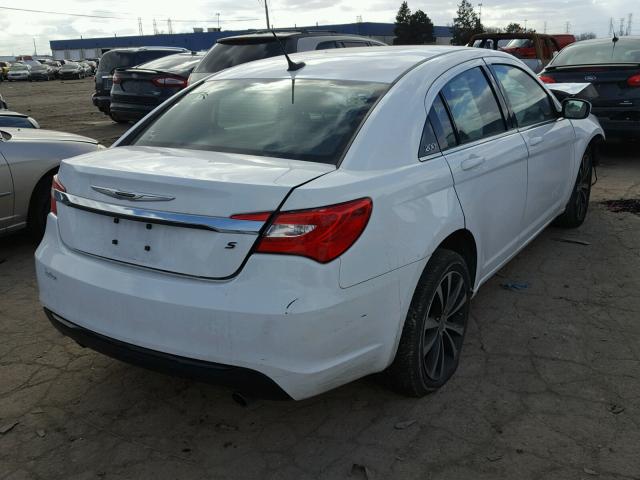 1C3CCBCG2EN172800 - 2014 CHRYSLER 200 LIMITE WHITE photo 4