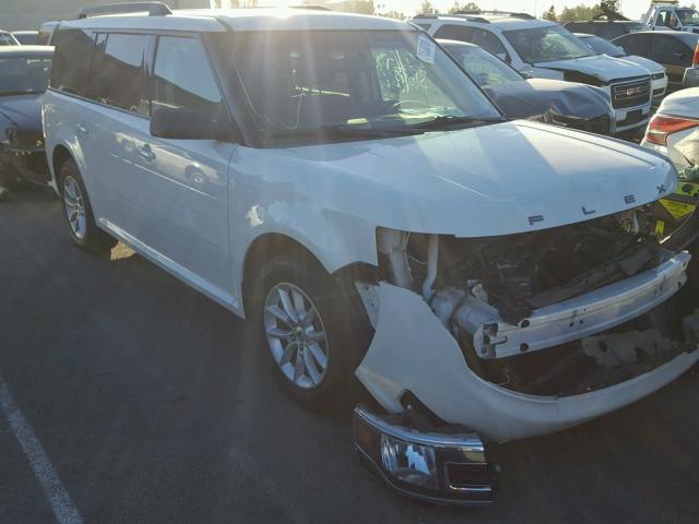 2FMGK5B85DBD32993 - 2013 FORD FLEX SE WHITE photo 1