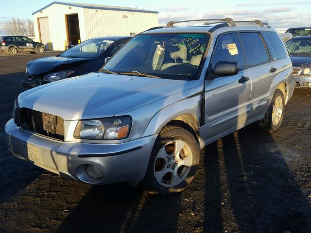 JF1SG65634H763230 - 2004 SUBARU FORESTER 2 SILVER photo 2