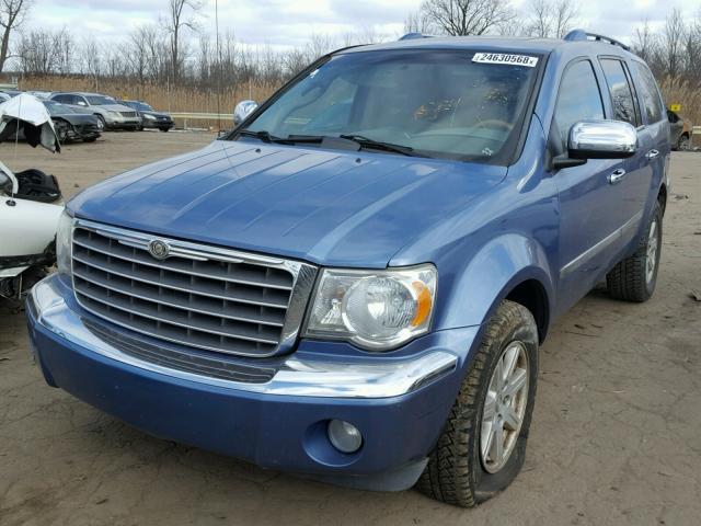 1A8HW58P27F532057 - 2007 CHRYSLER ASPEN LIMI BLUE photo 2