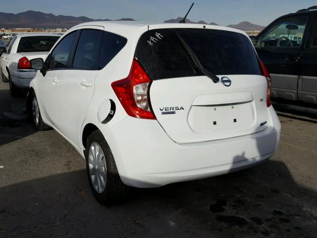 3N1CE2CP9FL401385 - 2015 NISSAN VERSA NOTE WHITE photo 3