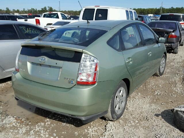 JTDKB20U167500864 - 2006 TOYOTA PRIUS GREEN photo 4