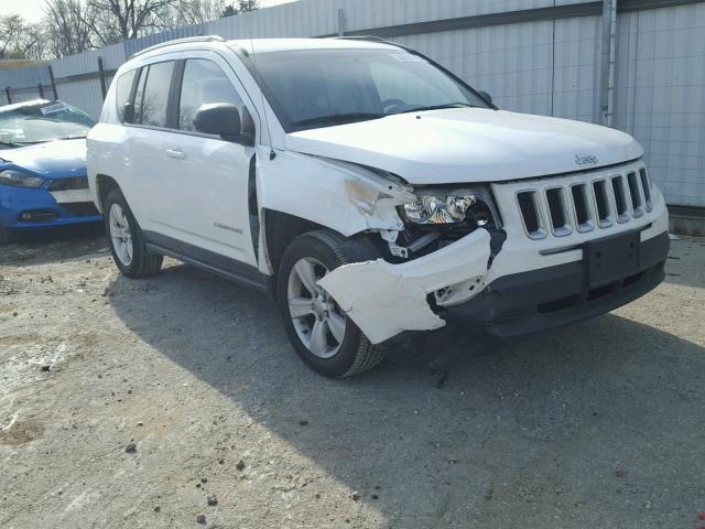 1C4NJCBA9GD681434 - 2016 JEEP COMPASS SP WHITE photo 1