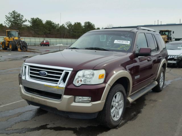 1FMEU64E57UB05120 - 2007 FORD EXPLORER E BLACK photo 2