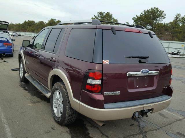 1FMEU64E57UB05120 - 2007 FORD EXPLORER E BLACK photo 3