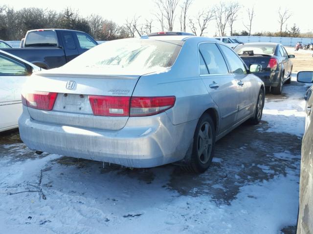 JHMCN364X5C008105 - 2005 HONDA ACCORD HYB SILVER photo 4