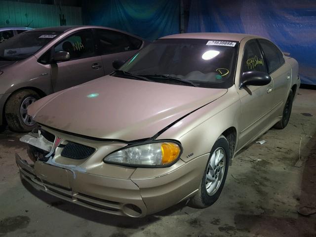 1G2NF52E84M547482 - 2004 PONTIAC GRAND AM S GOLD photo 2