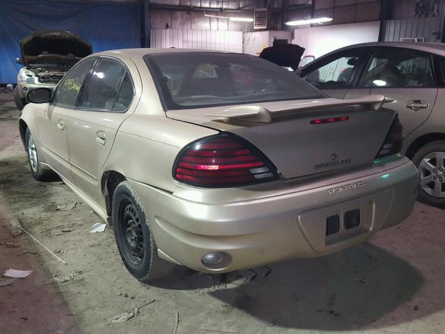 1G2NF52E84M547482 - 2004 PONTIAC GRAND AM S ოქროსფერი ფოტო 3