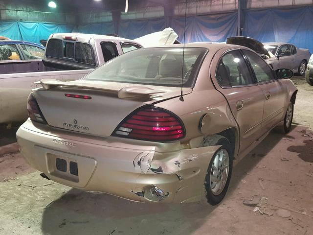 1G2NF52E84M547482 - 2004 PONTIAC GRAND AM S ოქროსფერი ფოტო 4