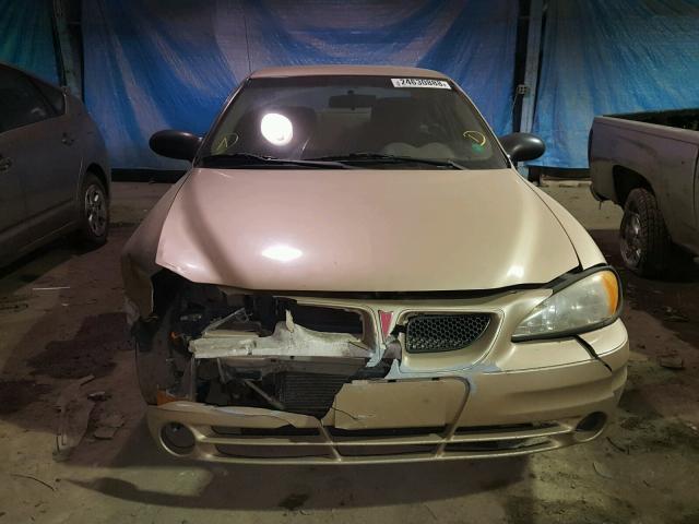 1G2NF52E84M547482 - 2004 PONTIAC GRAND AM S ოქროსფერი ფოტო 9