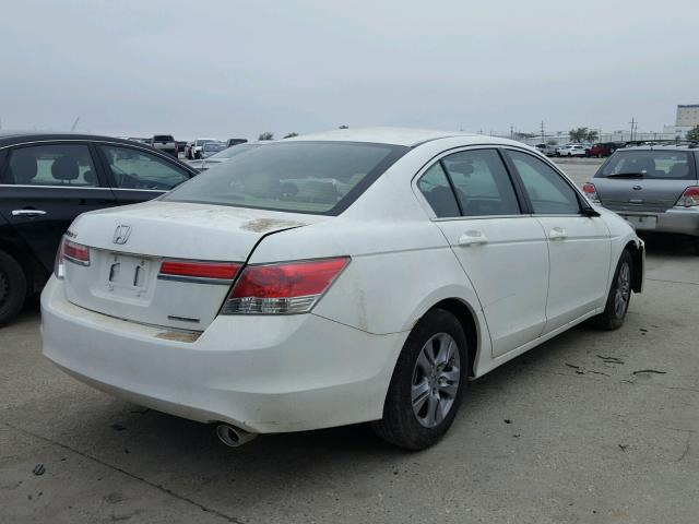 1HGCP2F68CA078624 - 2012 HONDA ACCORD SE WHITE photo 4