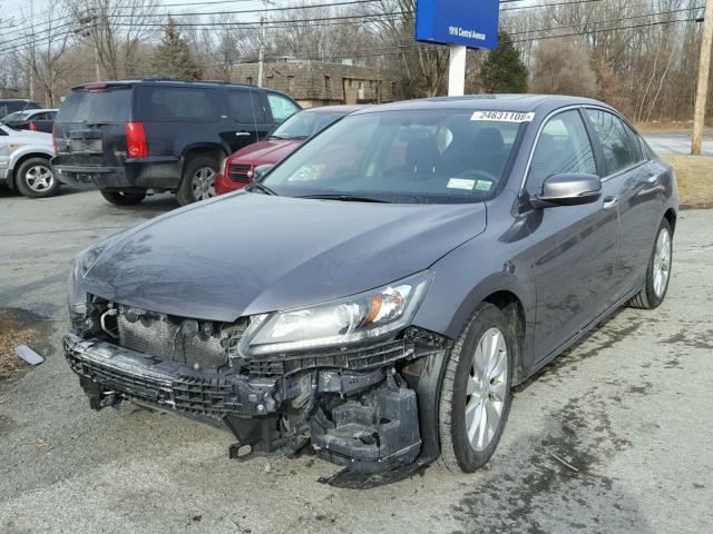 1HGCR2E71FA252672 - 2015 HONDA ACCORD EX GRAY photo 2