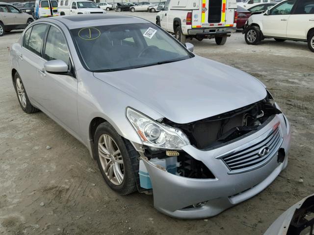 JN1CV6APXAM404935 - 2010 INFINITI G37 BASE SILVER photo 1