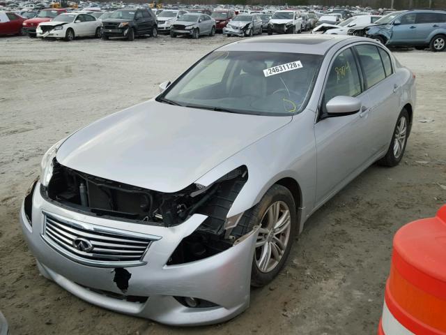 JN1CV6APXAM404935 - 2010 INFINITI G37 BASE SILVER photo 2