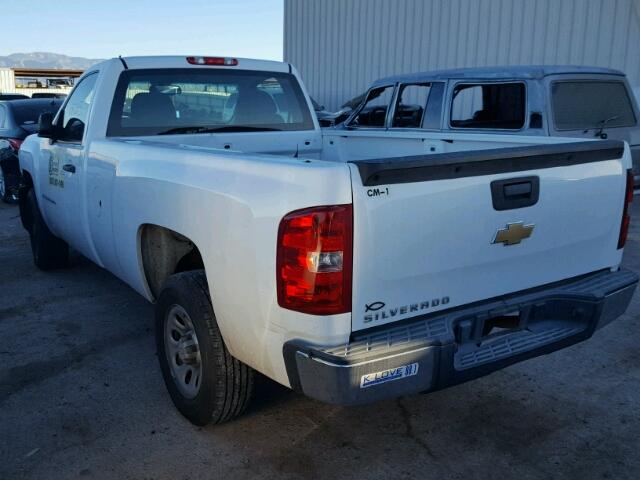 1GCEC14X58Z138246 - 2008 CHEVROLET SILVERADO WHITE photo 3