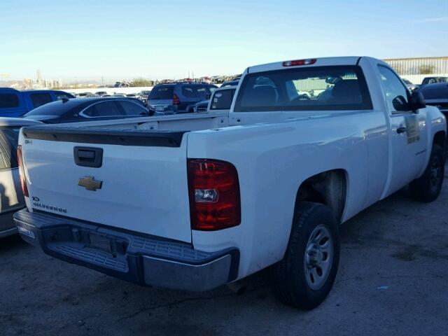 1GCEC14X58Z138246 - 2008 CHEVROLET SILVERADO WHITE photo 4