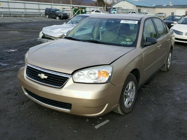 1G1ZS58F27F125301 - 2007 CHEVROLET MALIBU LS TAN photo 2