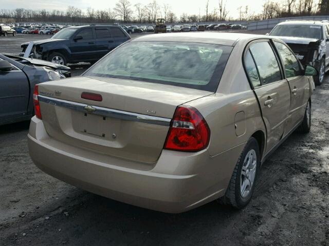 1G1ZS58F27F125301 - 2007 CHEVROLET MALIBU LS TAN photo 4