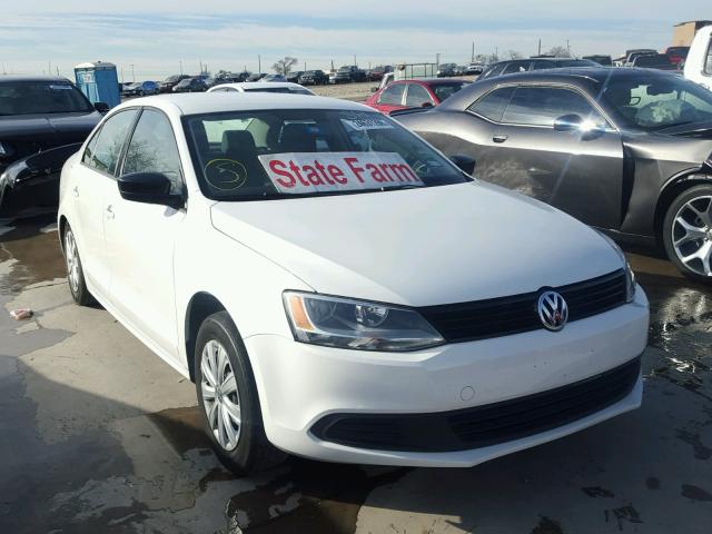 3VW1K7AJ9DM284727 - 2013 VOLKSWAGEN JETTA BASE 白色 照片 1