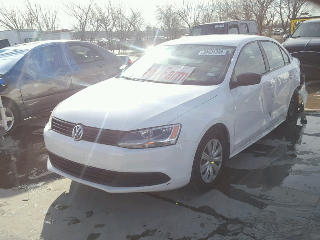 3VW1K7AJ9DM284727 - 2013 VOLKSWAGEN JETTA BASE 白色 照片 2