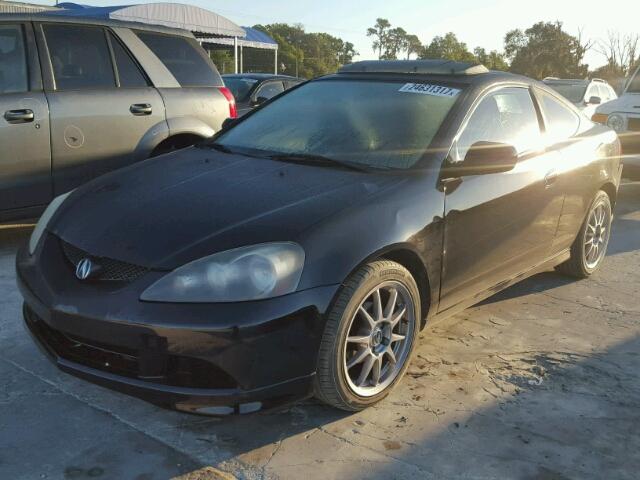 JH4DC54826S000017 - 2006 ACURA RSX BLACK photo 2