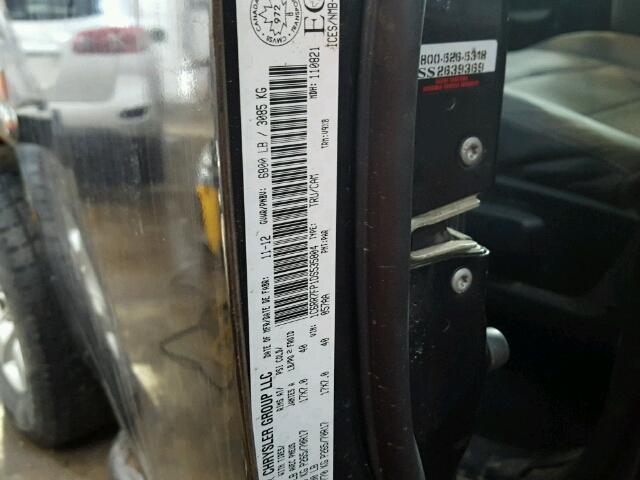 1C6RR7FP1DS535804 - 2013 RAM 1500 ST BLACK photo 10