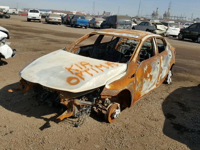 KNAGM4A75B5153059 - 2011 KIA OPTIMA LX BURN photo 2