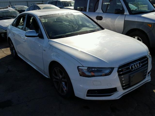 WAUKGAFL8FA080854 - 2015 AUDI S4 PRESTIG WHITE photo 1