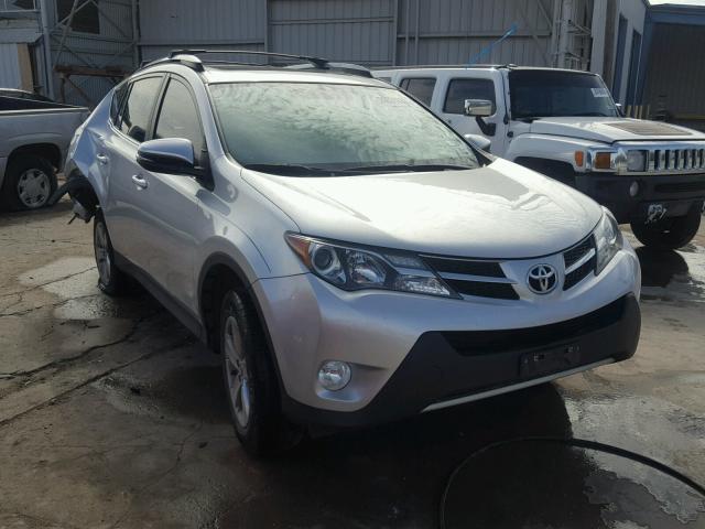 2T3WFREV5FW166441 - 2015 TOYOTA RAV4 XLE SILVER photo 1