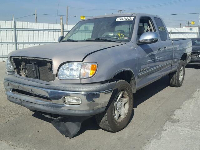 5TBRT3412YS085475 - 2000 TOYOTA TUNDRA ACC GRAY photo 2