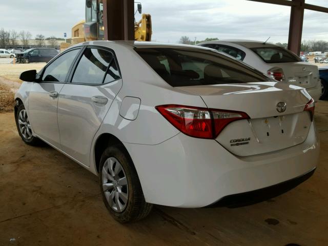 2T1BURHE0GC726880 - 2016 TOYOTA COROLLA L WHITE photo 3