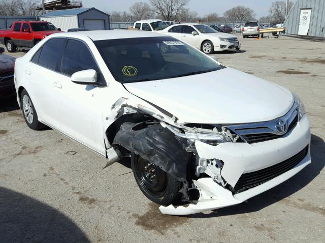 4T4BF1FK8DR320754 - 2013 TOYOTA CAMRY L WHITE photo 1