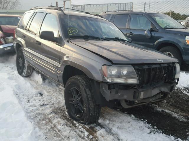 1J4GW48S94C297150 - 2004 JEEP GRAND CHER GRAY photo 1