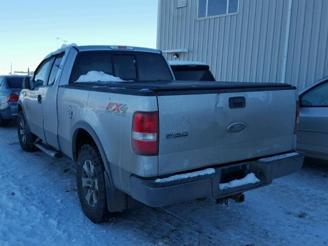 1FTPX14566NA58227 - 2006 FORD F150 SILVER photo 3