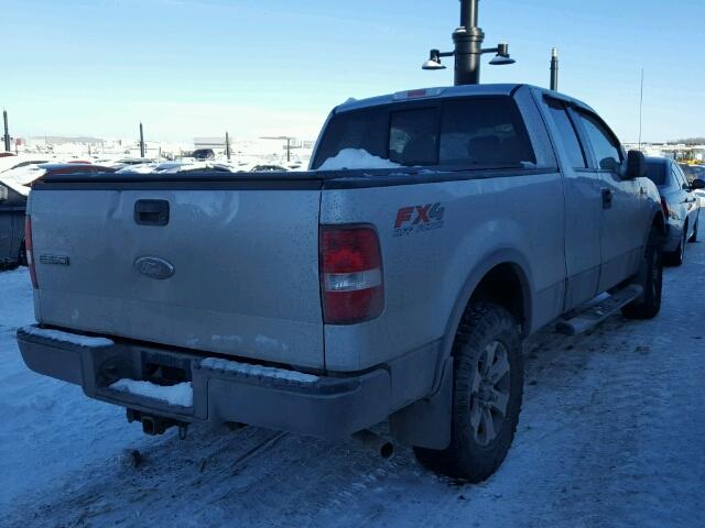 1FTPX14566NA58227 - 2006 FORD F150 SILVER photo 4