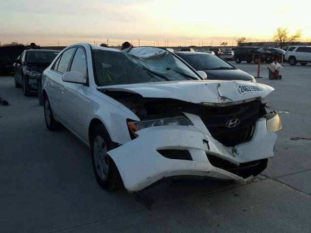 5NPET46C77H239533 - 2007 HYUNDAI SONATA GLS WHITE photo 1