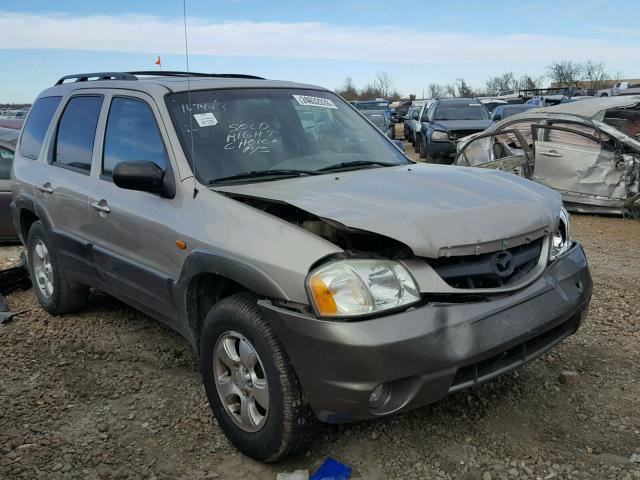 4F2YU08162KM26304 - 2002 MAZDA TRIBUTE LX BEIGE photo 1