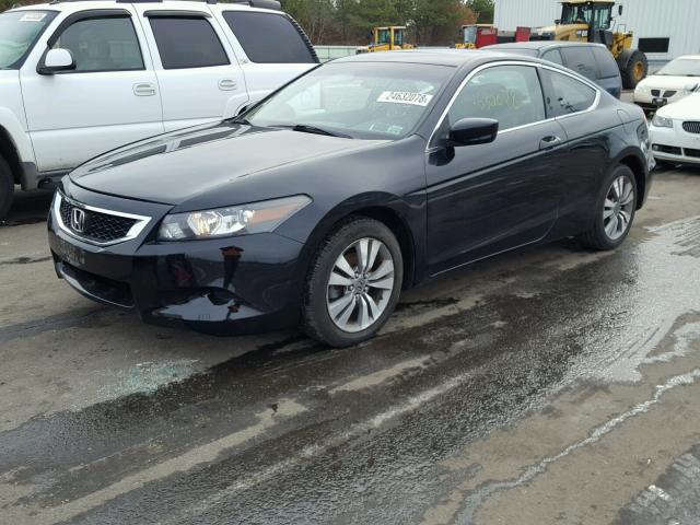 1HGCS12889A004984 - 2009 HONDA ACCORD EXL BLACK photo 2