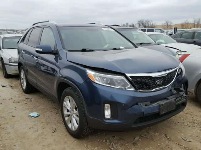 5XYKU4A70FG591501 - 2015 KIA SORENTO EX BLUE photo 1