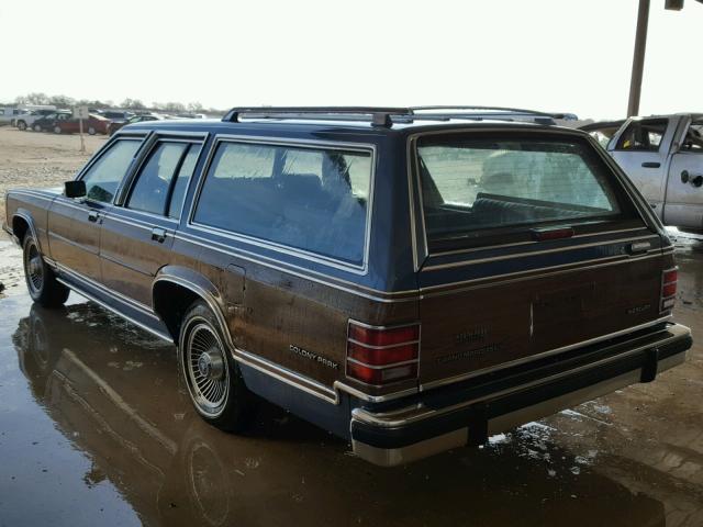 2MEBM78F8JX713714 - 1988 MERCURY MARQUIS CO TWO TONE photo 3