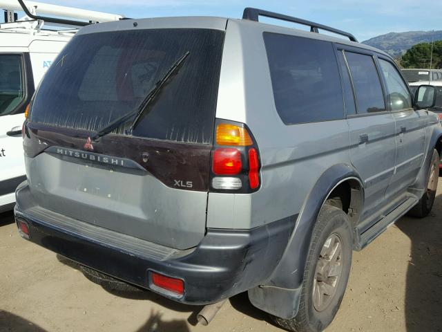 JA4LS31H21P033498 - 2001 MITSUBISHI MONTERO SP SILVER photo 4