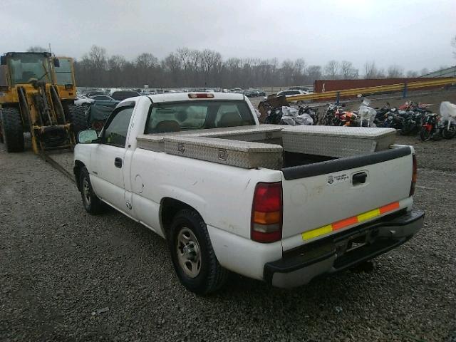 1GCEC14W8XZ205024 - 1999 CHEVROLET SILVERADO WHITE photo 3