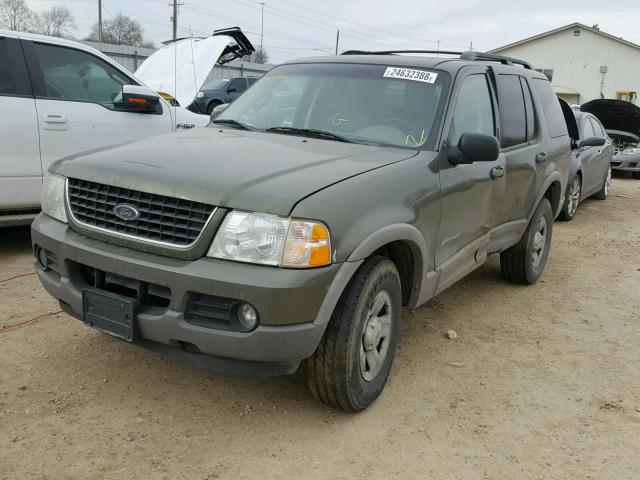 1FMZU73K02ZC75251 - 2002 FORD EXPLORER X GREEN photo 2