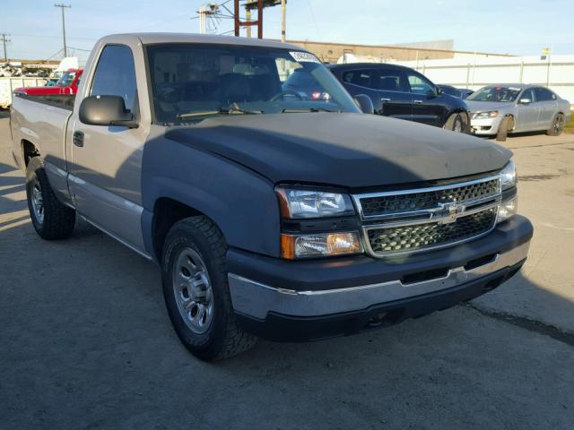 1GCEC14X06Z295521 - 2006 CHEVROLET SILVERADO GRAY photo 1