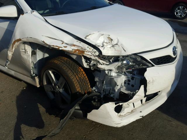 4T1BF1FK5DU291742 - 2013 TOYOTA CAMRY L WHITE photo 9