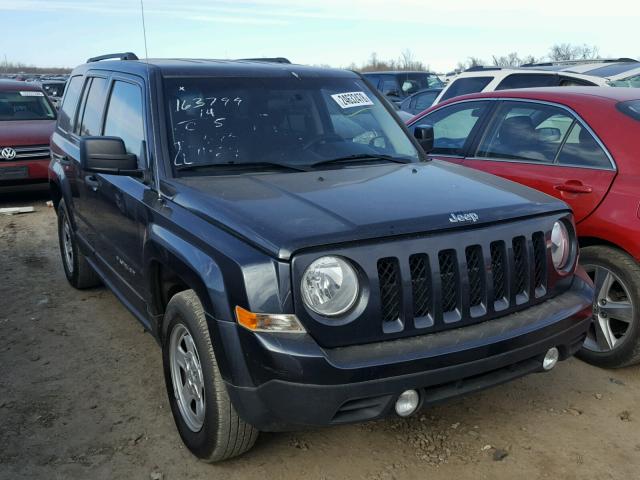 1C4NJPBA2ED915420 - 2014 JEEP PATRIOT SP GRAY photo 1